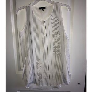 White and Black Tank Top